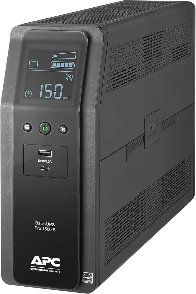 APC UPS 1500VA Sine Wave UPS Battery Backup